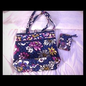 Vera Bradley tote and wallet